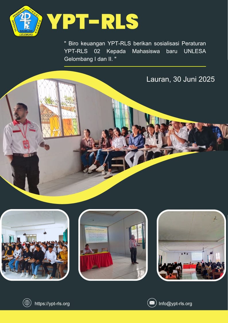 Biro Keuangan YPT-RLS Sosialisasikan Aturan Keuangan ke Mahasiswa Baru UNLESA